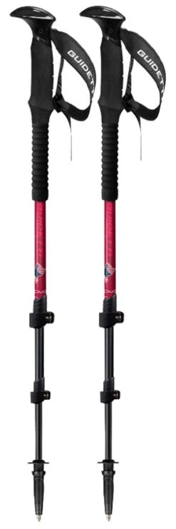 Bâton Guidetti Cime Alu 125cm Carmin