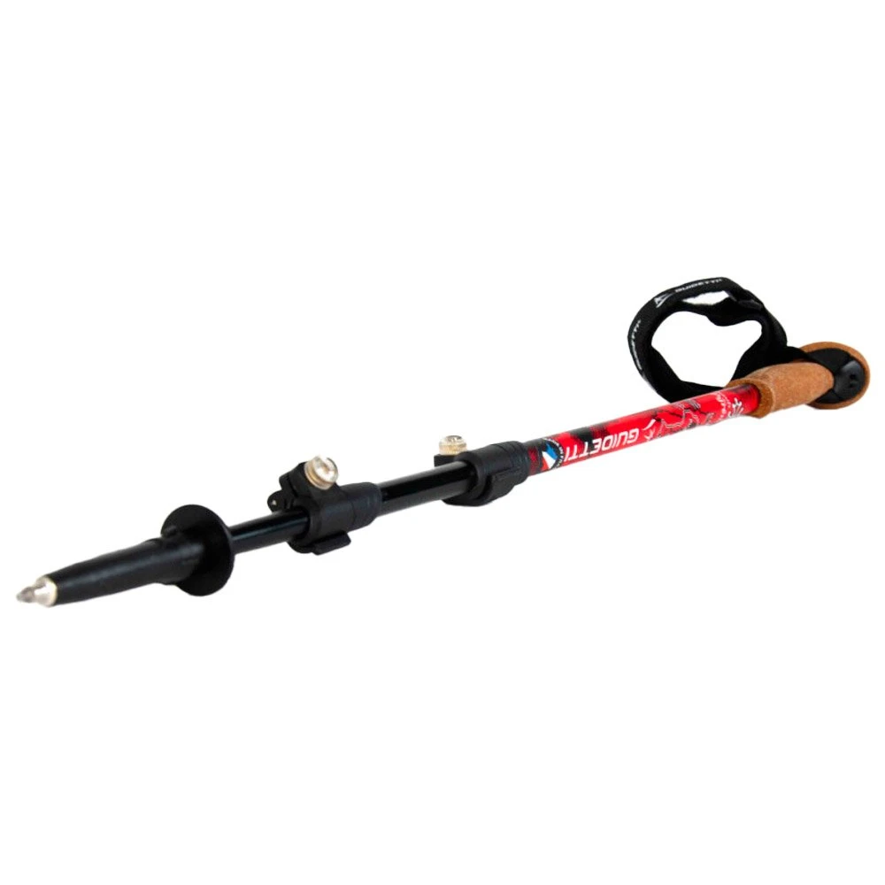 Bâton Guidetti Région Massif Des Pyrénées Noir Rouge 5 Bâton Guidetti Région Massif Des Pyrénées Noir Rouge – Image 3