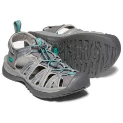 Sandales De Randonnée Keen Whisper Grey Peacock Green 10 Sandales De Randonnée Keen Whisper Grey Peacock Green -Magasin De Randonnée Et De Camping 98822c888189fc1ba50eba3a16bc432aa3183cab E22KEENCHA2255005 11