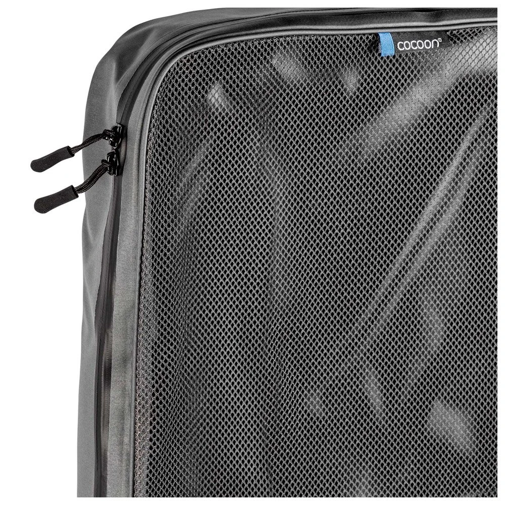 Housse De Stockage Cocoon Packing Cube With Open Net Top 11.4L Grey Black 4 Housse De Stockage Cocoon Packing Cube With Open Net Top 11.4L Grey Black – Image 2