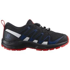 Chaussures De Randonnée Salomon Xa Pro V8 J Black LapisBlue Fiery Red
